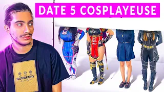 BICHOU DATE 5 COSPLAYEUSE A L'AVEUGLE (il a gardé la plus .. ?!)