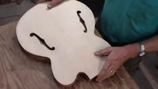 Cutting Archtop Guitar F-Holes