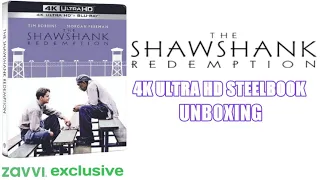 THE SHAWSHANK REDEMPTION 4K Ultra HD Steelbook Unboxing | Zavvi Exclusive