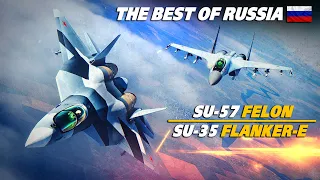 The Best Of Russia | Su-57 Felon Vs Su-35 Flanker-E Dogfight | Digital Combat Simulator | DCS |