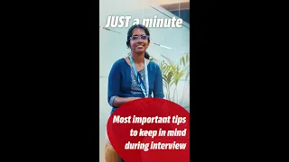 Interview Tips and Techniques | Best Answer for freshers and Experienced people  #shorts