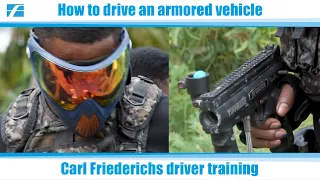 How to drive an armored vehicle in dangerous situations – driver training in Ghana