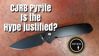 CJRB Pyrite Folding Knives.