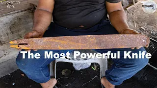 Knife Making- The most Powerful Knife Making Process.