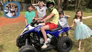Surprising Our 6 Kids with QUAD BIKES!