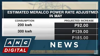 Meralco hikes power rates in May | ANC