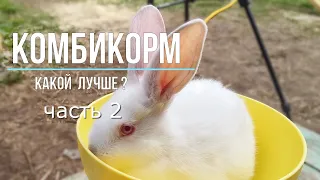 Тестирование комбикормов для кроликов часть 2