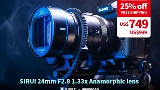 Welcome to the SIRUI Anamorphic World- 24mm Indiegogo launch videoSIRUI 24mm Anamorphic L| Indiegogo