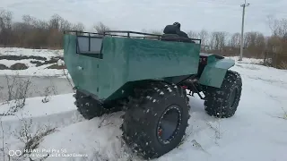 Первый выезд вездеходов.(2)