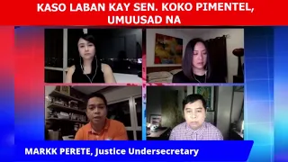 Kaso laban kay Sen. Koko Pimentel, umuusad na