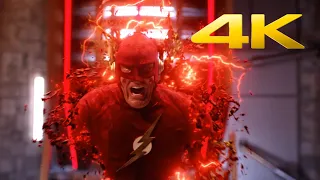 Earth 90 Flash vanishes in Crisis | The flash 6x09 (4K ULTRA HD)