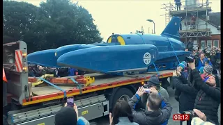 Joy as Donald Campbell's Bluebird returns to Coniston (UK) 10/March/2024