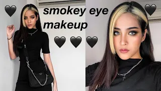 Black Smokey Eye Makeup แต่งหน้าสาย dark แบบสุดปัง  | Soundtiss