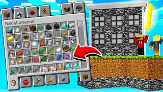 SKYBLOCK MAS A CADA 1 MINUTO GANHAMOS CRIATIVO