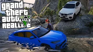 РЕАЛЬНАЯ ЖИЗНЬ ПОДРОСТКА В GTA 5 - СЕРЕГА ЗАСТРЯЛ И ТОНЕТ В LAMBORGHINI URUS НА OFF-ROAD!