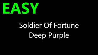 [EASY] Deep Purple - Soldier Of Fortune Guitar Solo Tab+BackingTrack