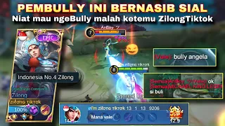 KETIKA PEMBULY SALAH SASARAN - Niat Mau ngebuly malah di buly balik sama zilong | MLBB