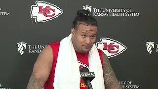 Danny Shelton talks following the Chiefs second preseason game