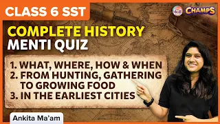 Complete History Menti Quiz | Are you ready for the challenge Class 6 Students?