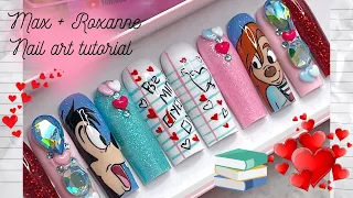 HOW TO PAINT CHARACTER NAIL ART !! MY TIPS+ TRICKS | MAX+ ROXANNE NAILS