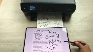 How to Print Samsung Notes in Samsung Tab S8 Ultra