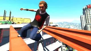 GTA 5 Parkour Ragdolls/Fails 4k Compilation  (Euphoria physics)