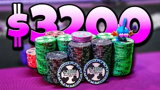 ALL IN for a $3200 POT with just SECOND PAIR?! | Poker Vlog #280