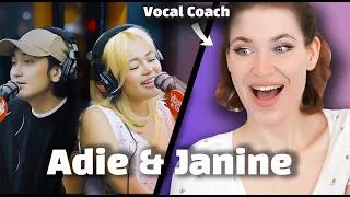Vocal Coach Reaction to Adie and Janine Berdin - Mahika LIVE on Wishbus ..gorgeous duet!