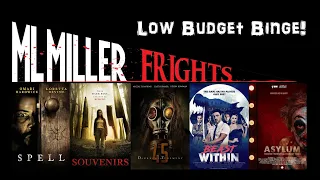 Low Budget Binge Reviews SPELL! DARKNESS IN TENEMENT 45! BEAST WITHIN! SOUVENIRS! ASYLUM Anthology!