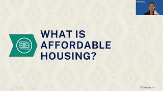 ElevateNV - Affordable Housing Development Training Series - Affordable Housing Finance - 11/10/2022