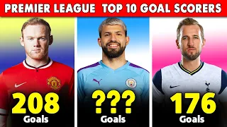 Premier League All Time Top 10 Goal Scorers.