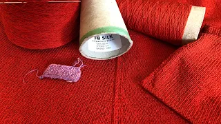 Knit. Rough silk. Yarn review from Filati Buratti.