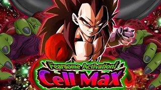 EZA LR SUPER SAIYAN 4 VEGETA VS CELL MAX BOSS EVENT (DBZ: DOKKAN BATTLE)