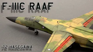 GENERAL DYNAMICS F-111C AARDVARK RAAF 1/72 Hasegawa Model Kit Full Video Build