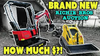 $$$ How Much? Brand New Chinese Mini Excavator and Mini Skidsteer - First Drive - First Auction