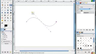 Learning Paths Tool in Gimp part 1