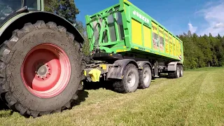 1. Schnitt 2019 - Gras häckseln mit Fendt und Claas Jaguar