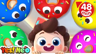 Neo Makes Yummy Donuts | Counting 1 to 5 | Numbers Song | Kids Songs | Starhat Neo | Yes! Neo