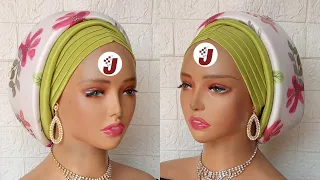 Unique Pleated Turban with padded design