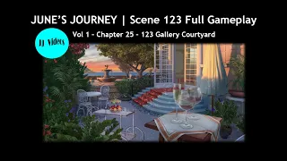 June’s Journey SCENE 123 (⭐️⭐️⭐️⭐️⭐️ star playthrough) Vol 1 Chapter 25, Scene 123 Gallery Courtyard