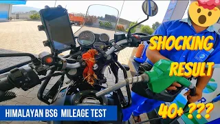 Himalayan mileage test shocking result 40+????😵‍💫😵‍💫 || Himalayan BS6 2022 @royalenfield