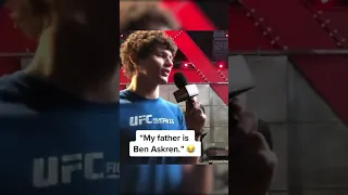 When Masvidal met Askren’s son 😂 #UFC287 (via UFC Fight Pass)