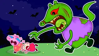 PEPPA ZOMBIE APOCALYPSE, ZOMBIES APPEAR AT THE FOREST🧟‍♀️ | PEPPA PIG FUNNY ANIMATION