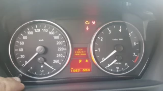 how to check the engine temperature in BMW E90 2006