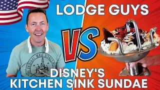 DISNEYWORLD FLORIDA | WE TRY TO FINISH THE KITCHEN SINK AT BEACHES AND CREAM