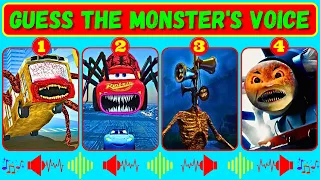 Guess Monster Voice Bus Eater, McQueen Eater, Siren Head, Spider Thomas Coffin Dance