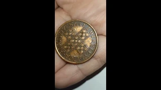 Portugal coin 1 escvdo bronze coin 1973