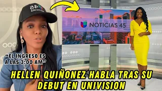 Hellen Quiñónez se pronuncia sobre su debut en Univisión de Houston