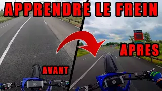 APPRENDRE LE FREIN EN MOTO ! TUTO + BARODE 125 YZ