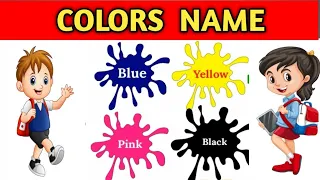 Learn colors, colors song for kids, colors name with spelling, nursery rhymes,kids, @YakshitaMam